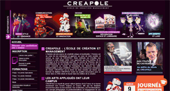 Desktop Screenshot of creapole.fr